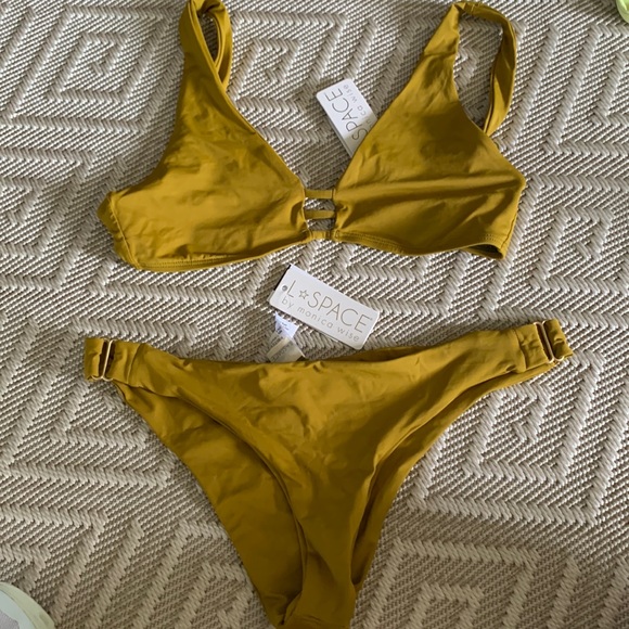 NWT Lspace Monroe swim top and Rosemary Bottom